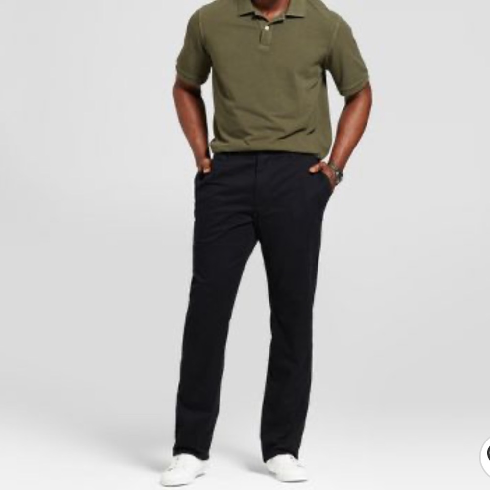 Men's Big & Tall Athletic Fit Hennepin Chino Pants - Goodfellow & Co™ Sz 48x30 - Picture 3 of 3